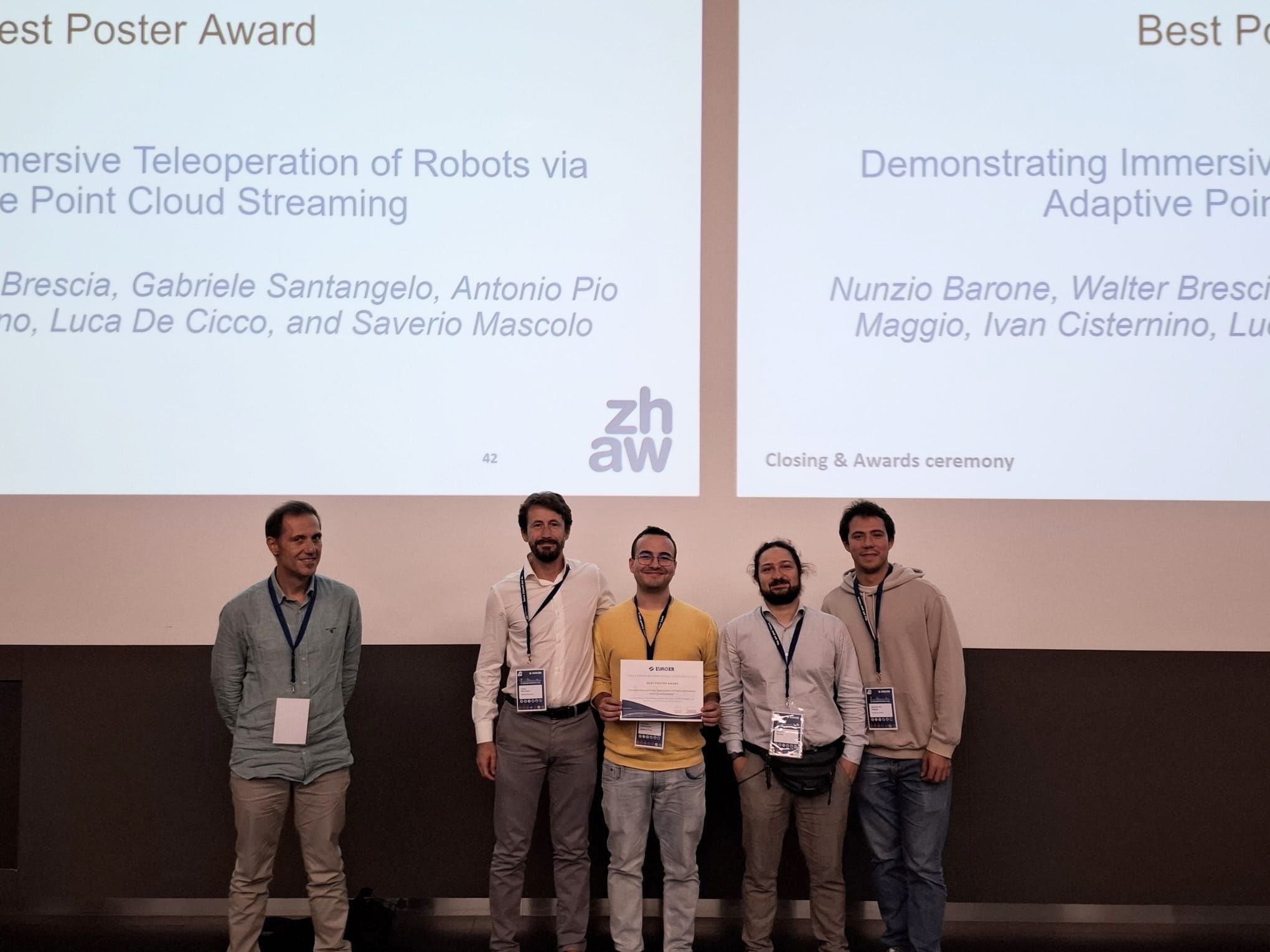 Best Poster Award @ EuroXR '25